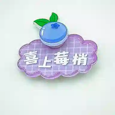 简应舒 趣味个性文字 亚克力 发夹 男女同款情侣款