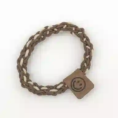 简应舒 简约耐用笑脸 橡筋 发圈 男女同款情侣款