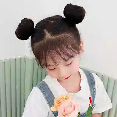 简应舒 懒人扎丸子头 假发 盘发条 男女同款情侣款