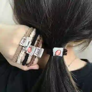 简应舒 简约耐用 橡筋/头绳 发圈 男女同款情侣款