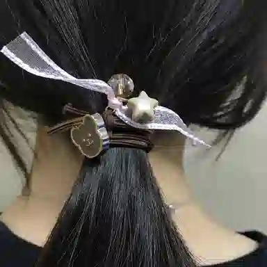 简应舒 可爱小熊百搭 橡筋 发圈 男女同款情侣款