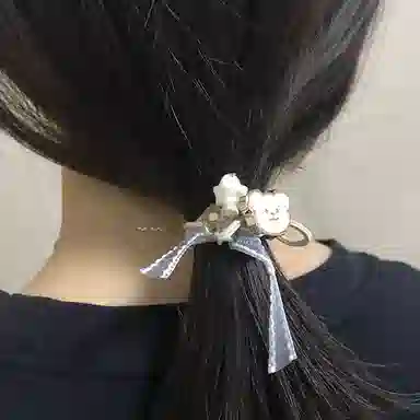 简应舒 可爱小熊百搭 橡筋 发圈 男女同款情侣款