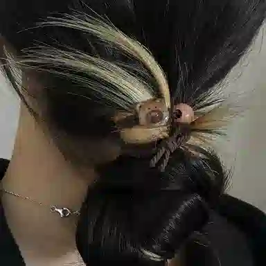 简应舒 小熊串珠 树脂 发圈 男女同款情侣款