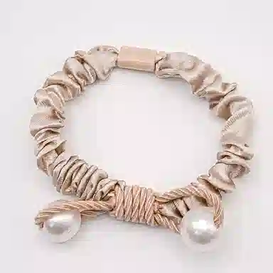 简应舒 高弹力扎头发百搭 布艺 发圈 男女同款情侣款