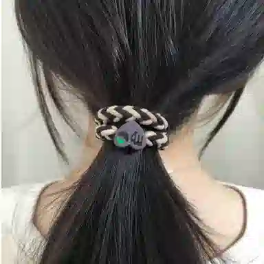 简应舒 时尚百搭 尼龙 发圈 男女同款情侣款