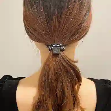 简应舒 简约耐用笑脸 橡筋 发圈 男女同款情侣款