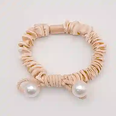 简应舒 高弹力扎头发百搭 布艺 发圈 男女同款情侣款