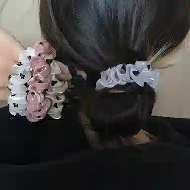 简应舒 时尚奢感 网纱 发圈 男女同款情侣款