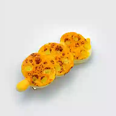 简应舒 仿真烤串炸鸡 树脂 发夹 男女同款情侣款