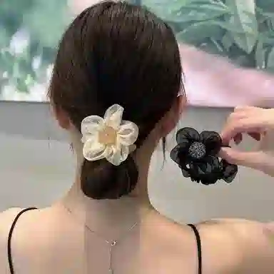 简应舒 优雅气质 橡筋+欧纱根 发圈 男女同款情侣款