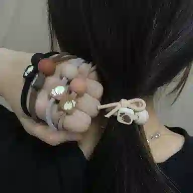 简应舒 可爱百搭 亚克力 发圈 男女同款情侣款