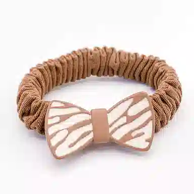 简应舒 斑马条纹时尚 亚克力 发圈 男女同款情侣款