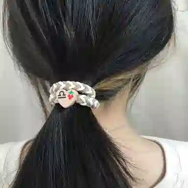 简应舒 时尚百搭 尼龙 发圈 男女同款情侣款