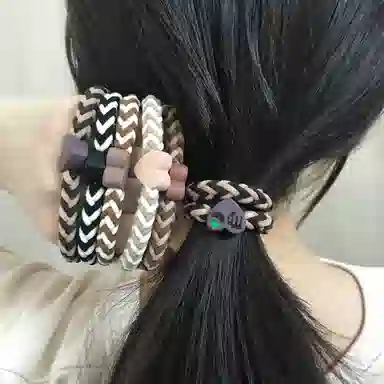 简应舒 时尚百搭 尼龙 发圈 男女同款情侣款