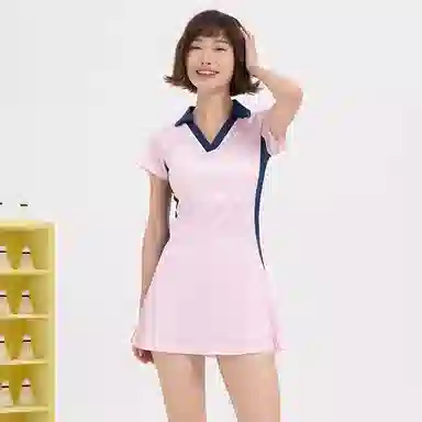 Kawasaki V-neck Dress