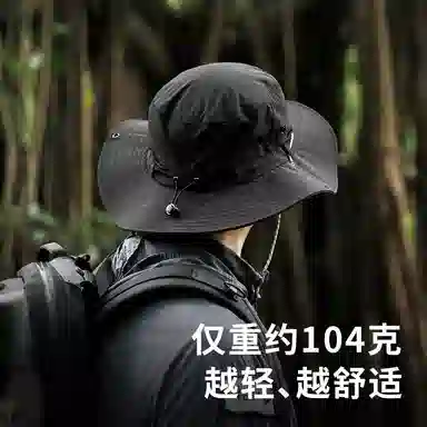 战术鸟 透气大头围登山 锦纶 渔夫帽 男女同款情侣款