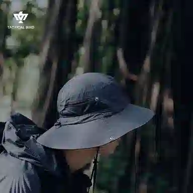 战术鸟 轻薄透气户外#好运 尼龙 渔夫帽 男女同款情侣款