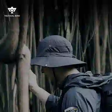 战术鸟 轻薄透气户外#好运 尼龙 渔夫帽 男女同款情侣款