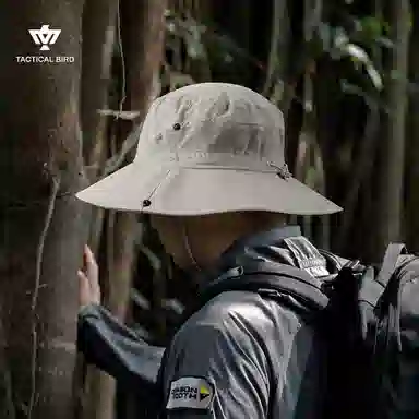 战术鸟 轻薄透气户外#好运 尼龙 渔夫帽 男女同款情侣款