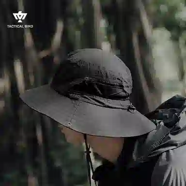 战术鸟 轻薄透气户外#好运 尼龙 渔夫帽 男女同款情侣款