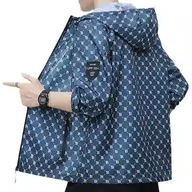 大白鲨 潮流薄款户外运动透气防晒服 男款