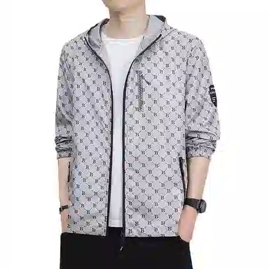 大白鲨 潮流薄款户外运动透气防晒服 男款