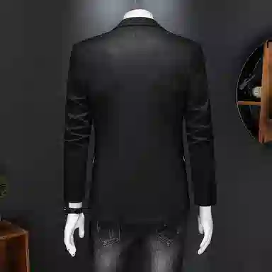 大白鲨 休闲西服修身正装西装 男款