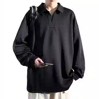 大白鲨 痞帅肌理感长袖休闲高级感卫衣 男款