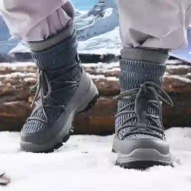 Jeep Snow Boots Gray
