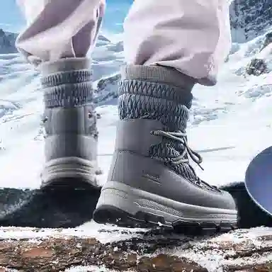 Jeep Snow Boots Gray