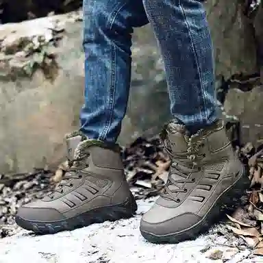 酷丁 保暖耐磨 加厚加绒舒适 雪地靴 男款