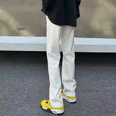 布客行 夏日复古废土风百搭显高显腿长工装感牛仔裤 男女同款