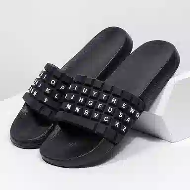 Yimino Quick-Dry Keyboard Slides Black