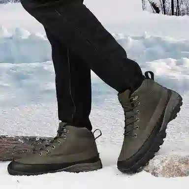 依米奴 高颜值 保暖耐磨 时尚潮流 脚感舒适 低调百搭 日常通勤 轻便 东北 简约帅气  户外靴 男款