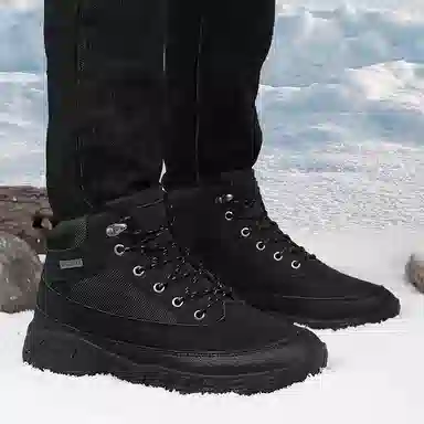 依米奴 高颜值 保暖耐磨 时尚潮流 脚感舒适 低调百搭 日常通勤 轻便 东北 简约帅气  户外靴 男款