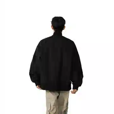 BLACK AT cleanfitbomber
