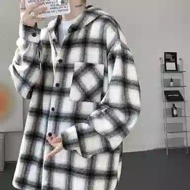 哲源 美式复古高街潮牌百搭宽松舒适日常通勤时尚休闲长袖衬衫 男女同款