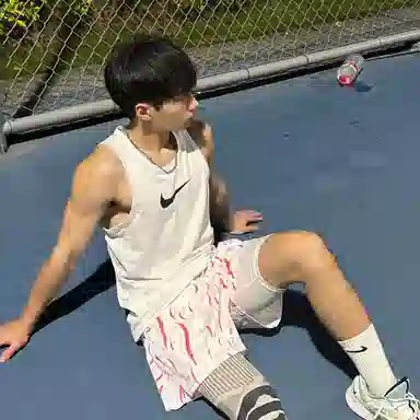 哲源 美式复古条纹碎花柳叶系列设计亲肤舒适网眼运动健身户外篮球休闲短裤 男女同款