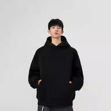哲源 美式复古重磅华棉正肩款上衣立体分割裁剪解构设计感男款春秋外套潮牌舒适日常通勤百搭宽松休闲连帽卫衣 男女同款