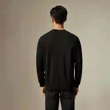 迪柯尼 时尚保暖纯色毛衣 男款