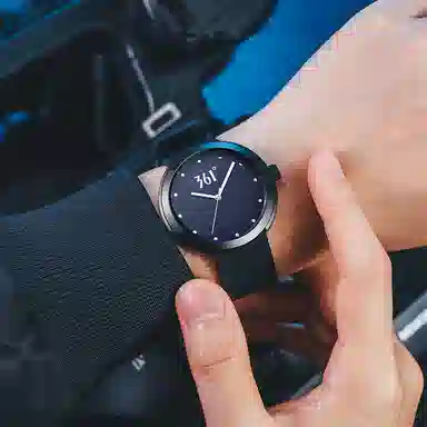 361° Quartz Watch Black Dial