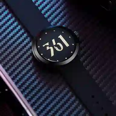 361° Quartz Watch Black Dial