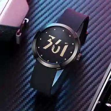 361° Quartz Watch Black Dial