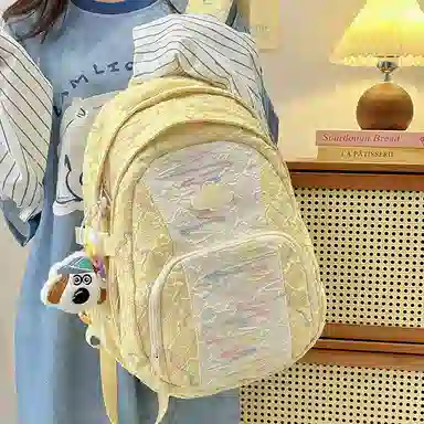 垣途者 高颜值书包女初高中大学生百搭背包女 尼龙 双肩包 女款 多色