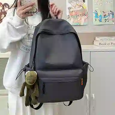垣途者 纯色简约高级感百搭 尼龙 双肩包 男女同款情侣款 多色
