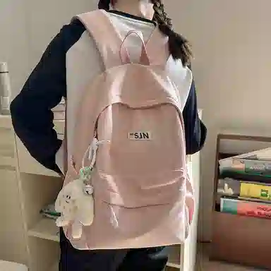 垣途者 小清新简约百搭书包女学生 尼龙 双肩包 常规 女款 多色