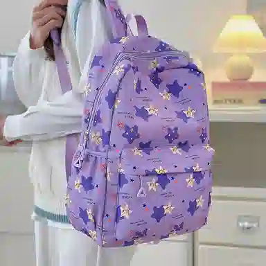 垣途者 高颜值星星初中高中学生 尼龙 双肩包 女款 多色