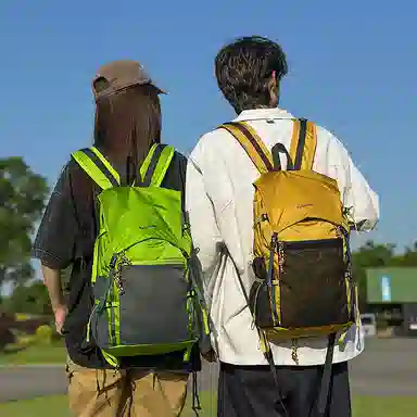 垣途者 轻便大容量翻盖旅行 尼龙 双肩包 男女同款情侣款 多色