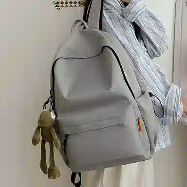 垣途者 纯色简约高级感百搭 尼龙 双肩包 男女同款情侣款 多色