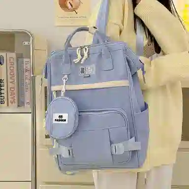 垣途者 日系简约百搭休闲 尼龙 双肩包 女款 多色